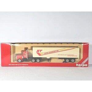 Super Transport Inc Semi & Trailer Plastic Herpa Chrome Tone Fully Customizable